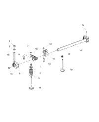 Engine, Rocker Arm & Valves