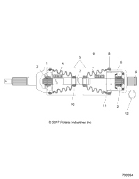 Drive Train, Rear Drive Shaft (702094)