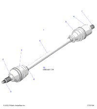 Drive Train, Front Half Shaft