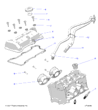 Engine, Throttle Body And Valve Cover