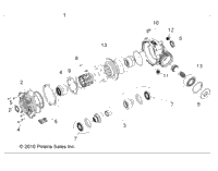 Drive Train, Front Gearcase Internals 1332842