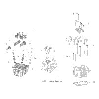 Engine, Cylinder Head, Cams & Valves