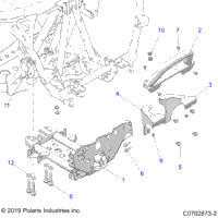 Chassis, Mounting, Front Gearcase