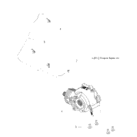 Drive Train, Front Gearcase Mounting All Options