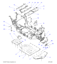 Chassis, Main Frame And Skid Plates