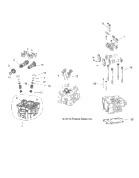 Engine, Cylinder Head, Cams & Valves