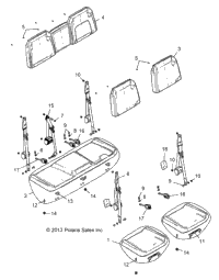 Body, Seat, Bench R14wh88aa/Aac/Ararc/9Eac/9Eacc