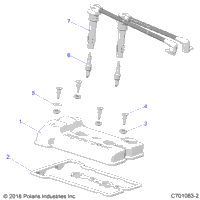 Engine, Valve Cover, Sparkplugs & Wires