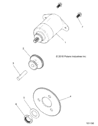 Engine, Starter Motor