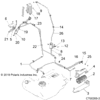 Fuel System, Lines, Evap Z22nak99bk/Br/Nav99bk/Br
