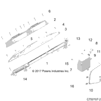 Engine, Cooling Radiator Mounting