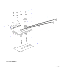 Engine, Throttle Body And Valve Cover