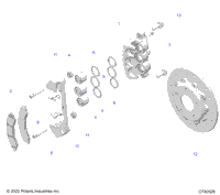 Brakes, Caliper, Front