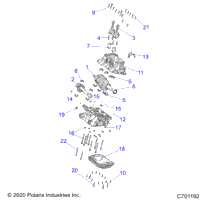 Engine, Crankcase And Crankshaft R21rrv99av/Bc