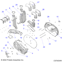 Drive Train, Clutch Cover And Ducting