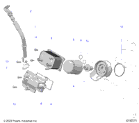 Engine, Dipstick And Oil Filter
