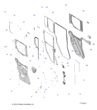 Body, Door, Rear, Crank