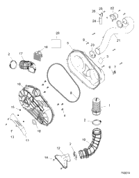 Drive Train, Clutch Cover And Ducting