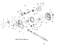 Drive Train, Gearcase, Differential, Internal Components