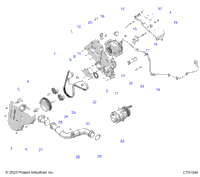 Engine, Alternator (C731046)