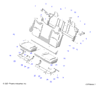 Body, Seat Asm., Rear G24g5k99a/99B