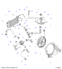 Engine, Cooling Pt R23e3gc3fd/Sc3cd/Sc3fd