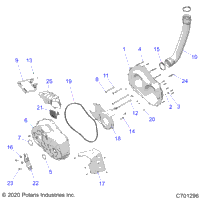 Drive Train, Clutch Cover And Ducting