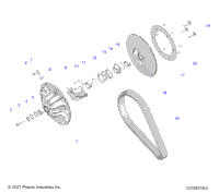 Drive Train, Secondary Clutch