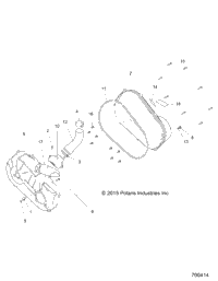 Drive Train, Clutch Cover & Ducting