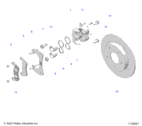 Brakes, Caliper, Rear Z23gae92a/92B