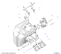 Engine, Intake Manifold, Throttle Body, Fuel Rail