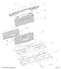 Body, Rear Closeoff, Side Panels
