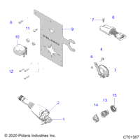 Electrical, Components, And License Plate