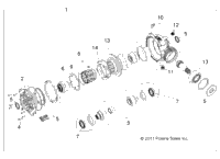 Drive Train, Front Gearcase Internals 1332842