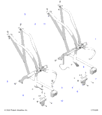 Body, Seat Belt Mounting 6 Point