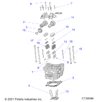 Engine, Cylinder Head, Cams & Valves