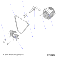 Engine, Engine, Alternator, Fan And Belt