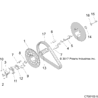 Drive Train, Secondary Clutch