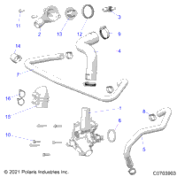 Engine, Waterpump And Bypass