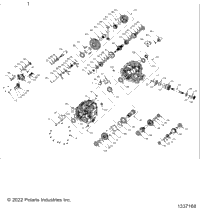 Drive Train, Main Gearcase Internals R23e3gc3fd/Sc3cd/Sc3fd