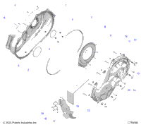 Drive Train, Clutch Cover, Inner/Outer