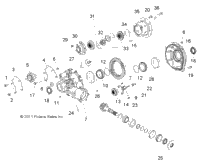 Drive Train, Gearcase, Differential, Internal Components