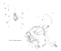 Drive Train, Main Gearcase Mounting All Options
