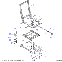 Body, Seat Base, Adjuster