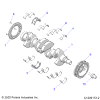 Engine, Crankshaft And Bearings