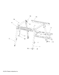 Chassis, Cab Frame R16rma57f1/N1/Efh/Sf1/2N1