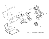Body, Seat Divider
