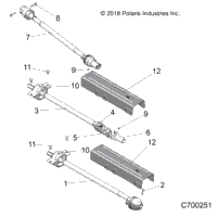 Drive Train, Front, Mid, Rear Prop Shaft