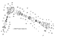 Drive Train, Front Gearcase Internals