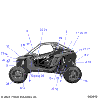 Body, Decals And Components, 3Pc
